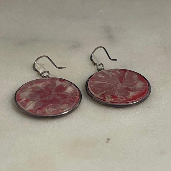 Sterling Dangle Earrings. - Picture 6 of 7